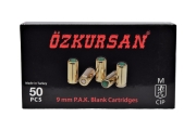 OZKURSAN ХАЛОСНИ ПАТРОНИ КАЛИБЪР 9MM PAK 50 БР. 